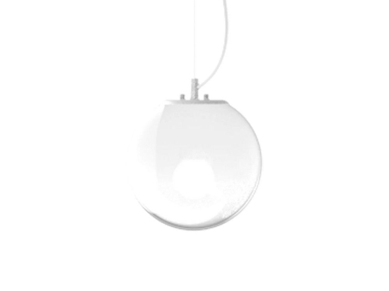 Φωτιστικό Οροφής Mapa 346595 E27 D20x45cm Opal Ideal Lux