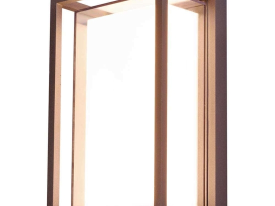 Φωτιστικό Τοίχου - Απλίκα Leon LED LEON12C 14,5x10x24cm Led 1200lm 12W Corten Bot Lighting