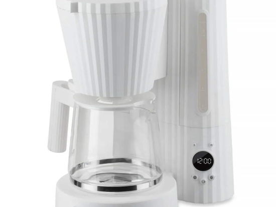 Καφετιέρα Plissé MDL14 W 1500ml White Alessi Ρητίνη