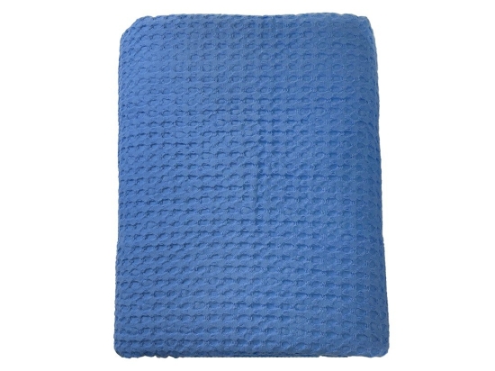 Κουβερλί - Κουβέρτα Atlante 723592 Blue Bassetti Υπέρδιπλo 260x260cm 100% Βαμβάκι