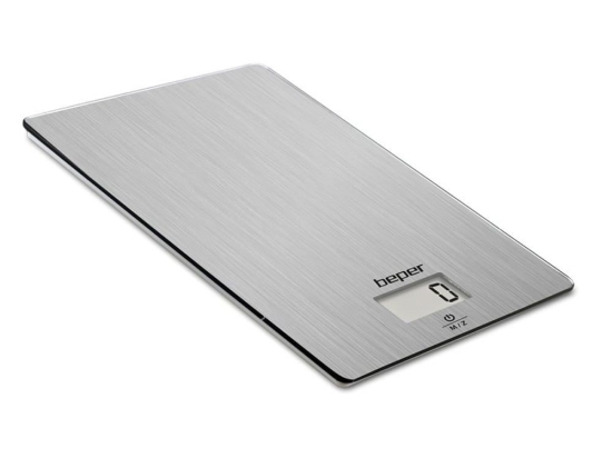 Ζυγαριά Κουζίνας 90.131 17.5x22.5x2.5cm Inox Beper Ανοξείδωτο Ατσάλι