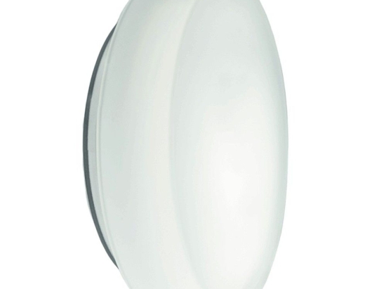 Φωτιστικό Τοίχου - Πλαφονιέρα Drum LD8761N3 50x12cm 30W 3000K IP44 White Zafferano PC,Γυαλί