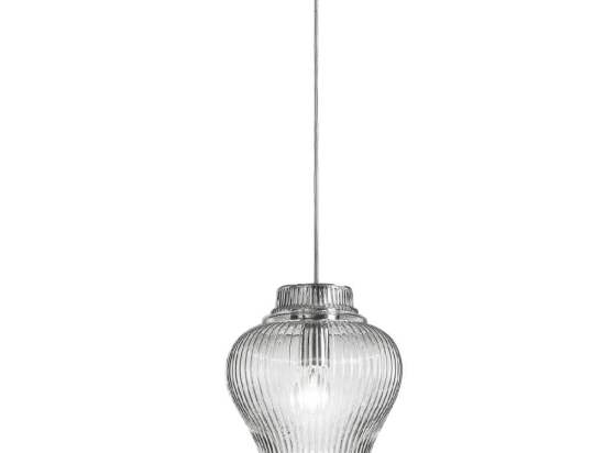 Φωτιστικό Οροφής Clyde LCL0101 23x150cm 1xE27 70W IP20 Clear Zafferano
