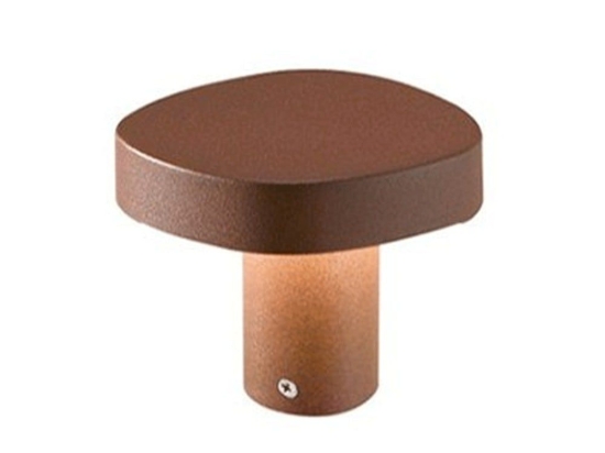 Φωτιστικό Δαπέδου Χωνευτό Ciottolo LD0483R3 12,4x13,3x10cm Led 7W 3000K IP54 Corten Zafferano