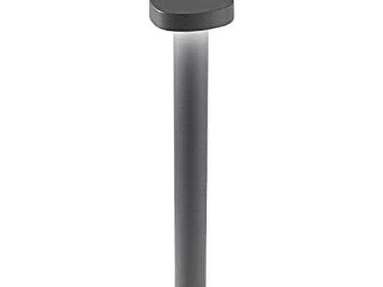 Φωτιστικό Δαπέδου Χωνευτό Ciottolo LD0485G3 12,4x13,3x50cm Led 7W 3000K IP54 Dark Grey Zafferano