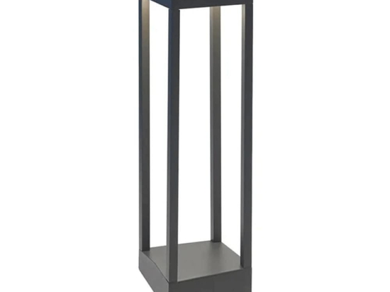 Φωτιστικό Δαπέδου Home LD0254G3 14,1x14,1x50cm Led 15,8W 3000K IP65 Dark Grey Zafferano