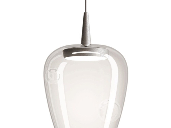 Φωτιστικό Οροφής Bilia LBA3001 18x324cm Led Triac 8W IP40 2700K Silver-Clear Zafferano