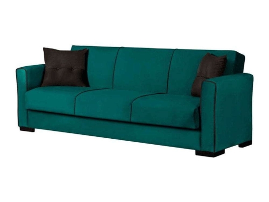 Καναπές - Κρεβάτι Τριθέσιος New Emily 828-122-139 222x85x83cm Petrol