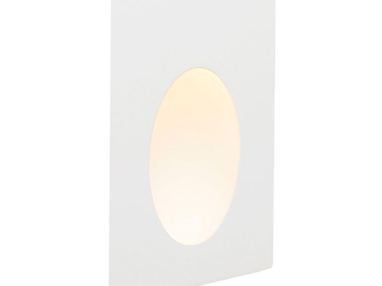 Φωτιστικό Τοίχου Χωνευτό Plas-1 63281 LED 1W 3000K 63lm 10x16,5cm White Faro Barcelona