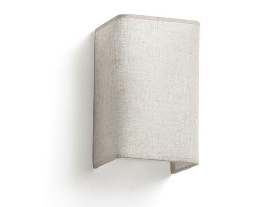 Φωτιστικό Τοίχου - Απλίκα 66400-97 1xE27 12x10x20cm White-Linen Faro Barcelona