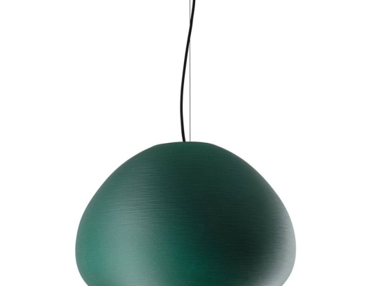 Φωτιστικό Οροφής Κρεμαστό Mar H340 20405 1XE27 45,5x34cm Green-Black Faro Barcelona