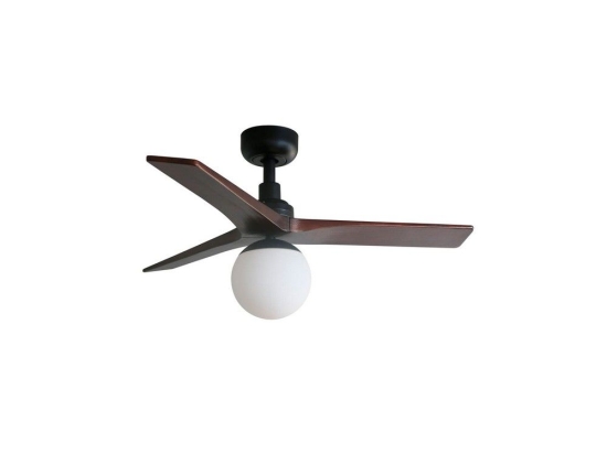 Ανεμιστήρας Οροφής Klim S 34278-11L D92,5cm 1xE27 Black-Dark Walnut Faro Barcelona