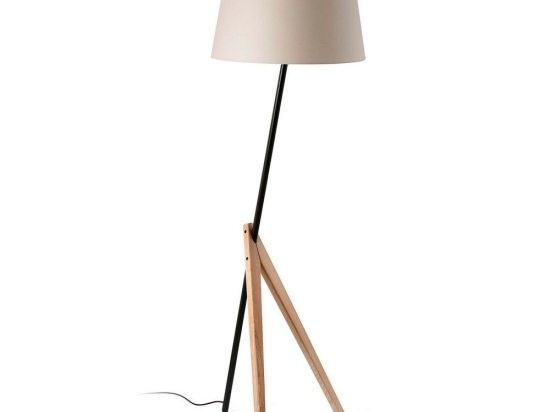 Φωτιστικό Δαπέδου Treewood 20056 1xE27 45,1x175cm Ash Wood-Beige Faro Barcelona