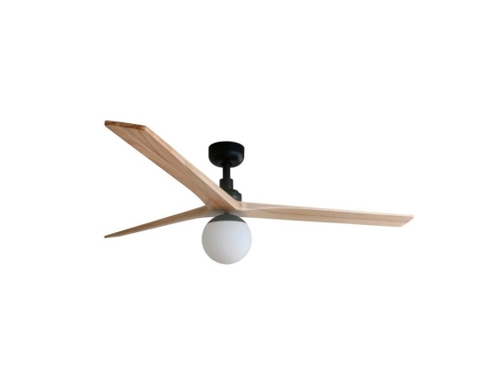 Ανεμιστήρας Οροφής Klim L 34282-11L D150cm 1xE27 Black-Oak Faro Barcelona