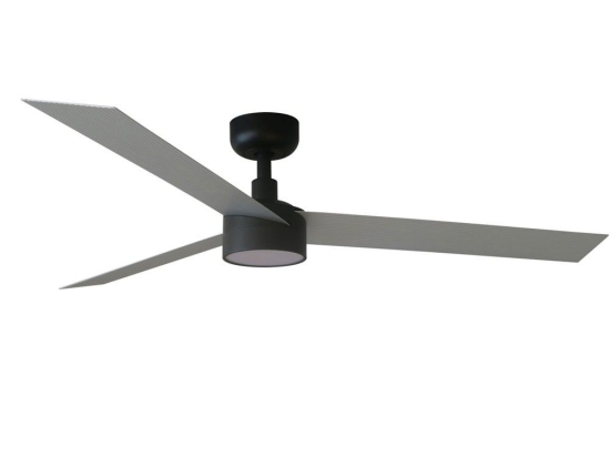 Ανεμιστήρας Οροφής Cruiser L 34286-1TW 20W LED CCT DIM 806lm D132cm Black-Aluminium Faro Barcelona