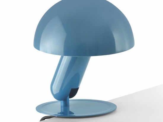 Φωτιστικό Επιτραπέζιο Bela Clamp 56102 1XE27 4,6x24cm Blue Faro Barcelona