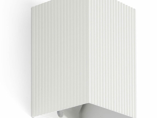 Φωτιστικό Τοίχου Lune Square Striped 40534 1xGU10 8x10cm White Faro Barcelona