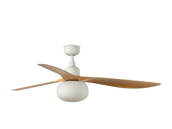 Ανεμιστήρας Οροφής Outwood L 34361-11L 1XE27 IP44 D150cm White-Oak Faro Barcelona