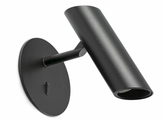 Φωτιστικό Τοίχου Leo LED 3.5W 2700K 299lm Black Faro Barcelona