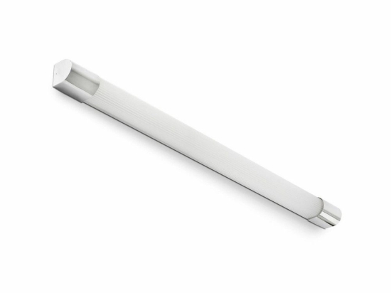 Φωτιστικό Τοίχου - Μπάνιου Kiva 1200 62836 LED 18W 3000K 1852lm 6,8x120cm Chrome Faro Barcelona