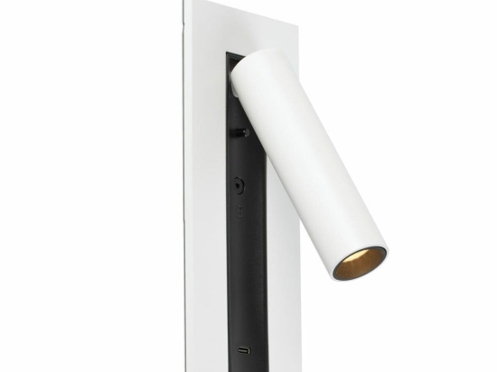 Φωτιστικό Τοίχου - Reader Gabo USB 62756 LED 4W 2700K 394lm 8x18 White Faro Barcelona