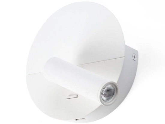 Φωτιστικό Τοίχου - Reader Duas Reader LED 3W 2700K 100lm USB C White Faro Barcelona