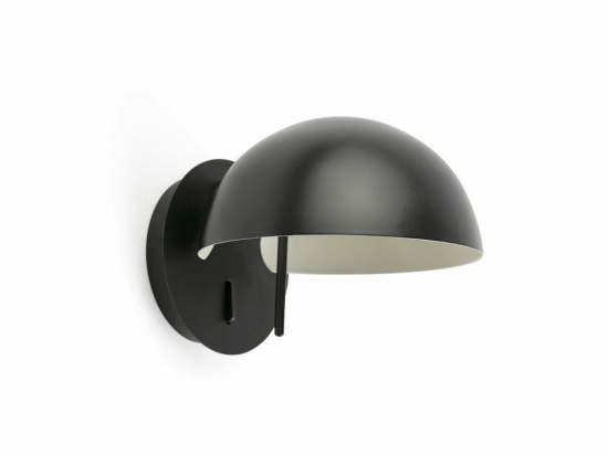 Φωτιστικό Τοίχου Matilda 20501 1xE14 18,6cm Black Faro Barcelona