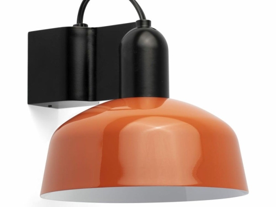 Φωτιστικό Τοίχου TatawinMetal 1xE27 20335-143 14x15,5cm Black-Reddish Orange Faro Barcelona