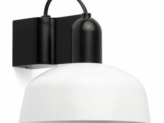 Φωτιστικό Τοίχου Tatawin Metal 20335-140 1xE27 14x15,5cm Black-White Faro Barcelona