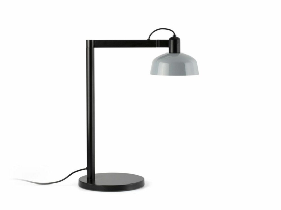 Φωτιστικό Γραφείου Tatawin Metal 20337-142 1xE27 45,4x57,5cm Black-Greyish Blue Faro Barcelona