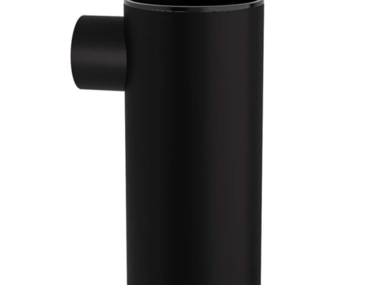 Ποτηροθήκη Επιτοίχια 86-403 6x12cm Matte Black Pam&Co Ορείχαλκος