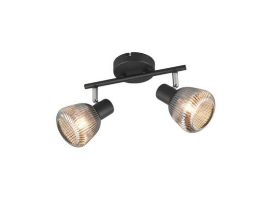 Φωτιστικό Οροφής - Σποτ Tarifa 862800232 29x16x19cm 2xE14 10W Chrome-Black Trio Lighting