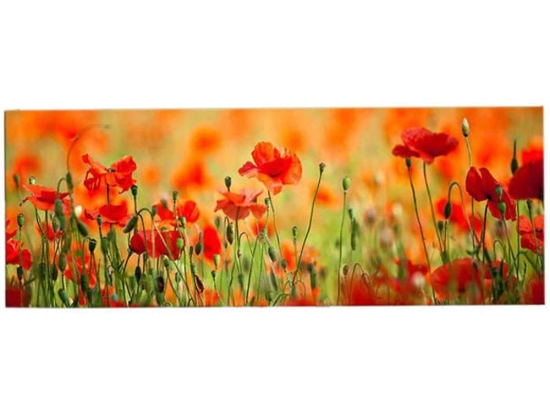 Πίνακας Καμβάς Με Φως Led 239SHN1213 90x30cm Multi Wallity Οριζόντιοι Ξύλο, Καμβάς