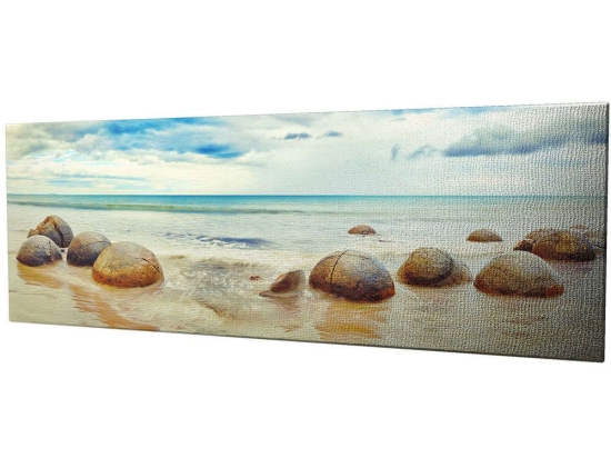 Πίνακας Καμβάς 257MJS3267 80x30cm Multi Wallity Οριζόντιοι Ξύλο, Καμβάς
