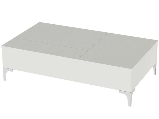Τραπέζι Σαλονιού Esinti 756FRN2813 121x69,2x28cm White