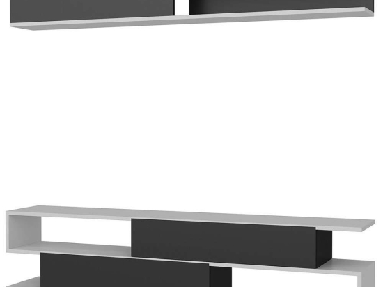 Σύνθεση Τηλεόρασης Sims 788DEC3061 176x31,5x39cm Black-White