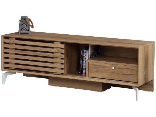 Έπιπλο Τηλεόρασης Lulu 801CMY3007 150x41x50cm Oak