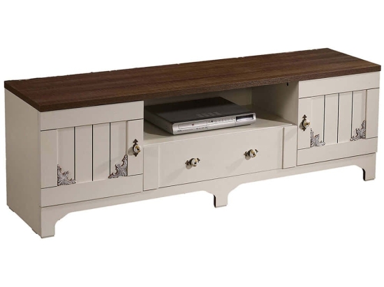 Έπιπλο Τηλεόρασης Gazel 801CMY3012 170x45x52cm White-Brown