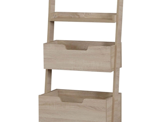 Ραφιέρα Δαπέδου Low 801CMY3611 59x35x120cm Light Oak
