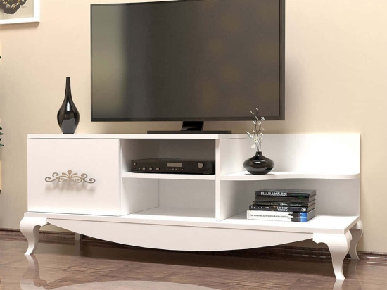 Έπιπλο Τηλεόρασης Sultan 845HCT3057 130x45x50,6cm White