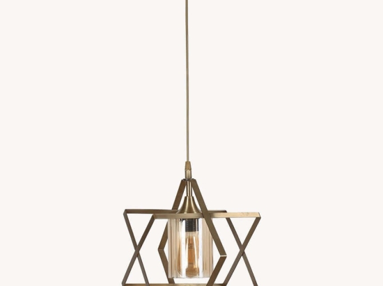 Φωτιστικό Οροφής Berlin 846STL1650 Φ25x70cm 1xE27 40W Gold Opviq