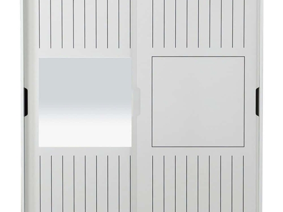 Ντουλάπα Δίφυλλη Pasific Home Fuga 801CMY3411 180x60x216cm White Δίφυλλη