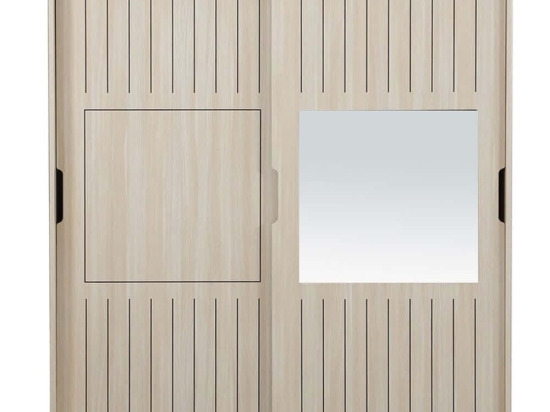 Ντουλάπα Δίφυλλη Pasific Home Fuga 801CMY3427 180x60x216cm Oak Δίφυλλη
