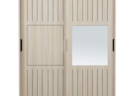Ντουλάπα Δίφυλλη Pasific Home Fuga 801CMY3431 140x60x216cm Oak Δίφυλλη