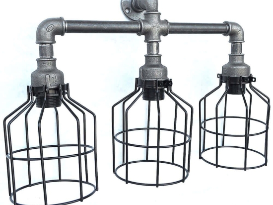 Φωτιστικό Τοίχου - Απλίκα 791EVL2520 53x17x40cm 3xE27 Silver-Black Opviq