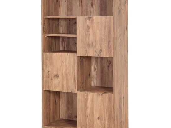 Βιβλιοθήκη Marina Flora 863SPH3609 80x36x155cm Pine