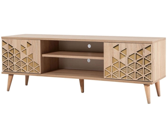 Έπιπλο Τηλεόρασης Truva 863SPH3014 140x40x50cm Oak