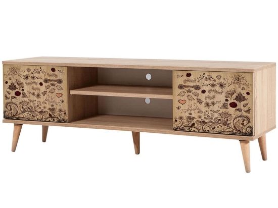 Έπιπλο Τηλεόρασης Truva 863SPH3020 140x40x50cm Multi