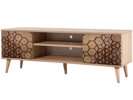 Έπιπλο Τηλεόρασης Truva 863SPH3032 140x40x50cm Multi