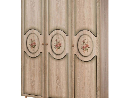 Ντουλάπα Τρίφυλλη Mode 863SPH4215 135x52x192cm Multi Τρίφυλλη